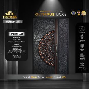 Pintu Fortress Tipe OLYMPUS 130.03 Bahan Baja
