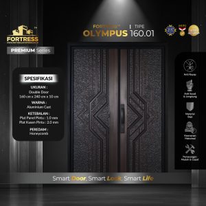 pintu baja fortress OLYMPUS 160.01 bahan baja